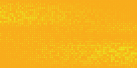 Fototapeta premium Dots halftone yellow and dark blue color pattern gradient grunge texture background.