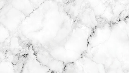 Luxurious White Marble Tile and Stone Floor Texture with Elegant Gray Veins for Modern Interior Design Background