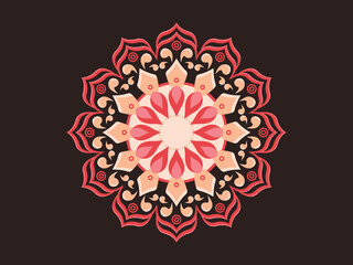 happy diwali hindu traditional ornament lamp festival india element mandala chinese buddha ethnic