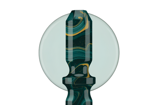 Abstract Swirl Pattern Screwdriver Handle tool