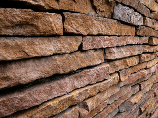 Brown Matte Decorative Wall Stone Texture.