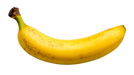 A vibrant yellow banana with a cheerful smiley face hand drawn on its peel sitting on a plain background symbolizing happiness nutrition and simple fun for a healthy lifestyle.