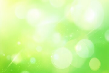Fototapeta premium Radiant Springtime Harmony An Abstract Light Green Blur with Soft Bokeh Delight and Sunny Vibes