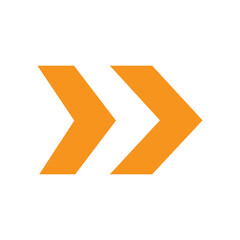 orange arrow sign