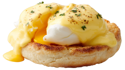 Delicious golden brown puff pastry tart with perfectly poached eggs and melted cheese a savory gourmet breakfast or brunch meal.