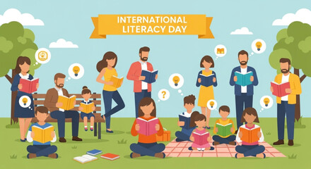 Celebrate International Literacy Day Reading Together