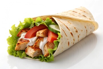 Delicious Chicken and Veggie Wrap A Healthy and Flavorful Lunch or Dinner Option
