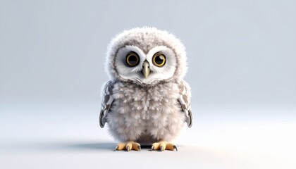 Obraz premium Baby Owl Creature