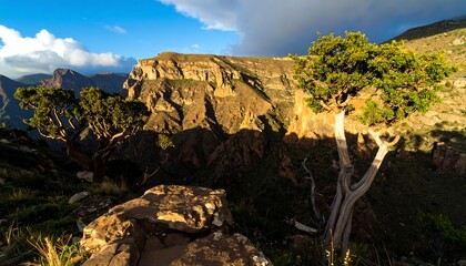 Mountain vista at sunset (2)
