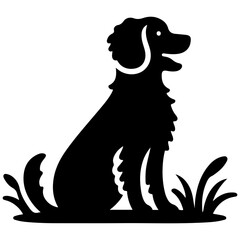 dog silhouette vector