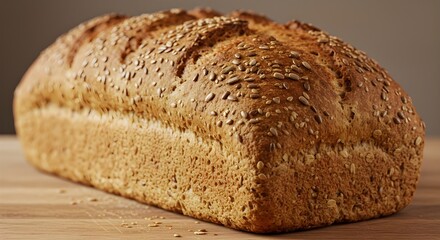 Rustic Whole Grain Sourdough with Seeds