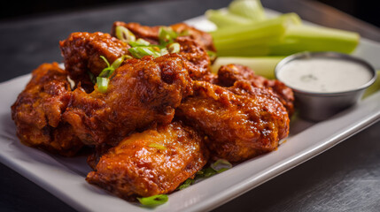 crispy garlic chicken wings