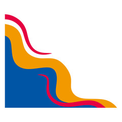 Abstract Wave Corner