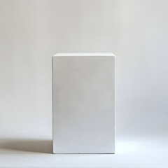 a block on white background