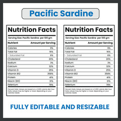 Pacific Sardine Fish Clipart