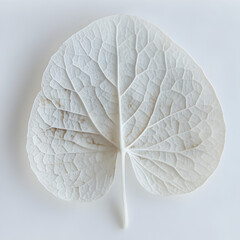 leaf on black background