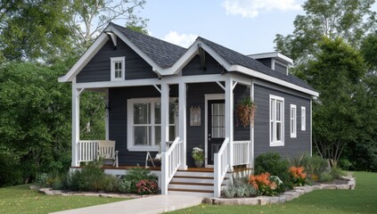 Charming small house with a covered porch