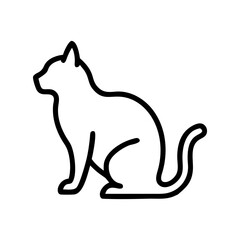 vector illustration of a cat