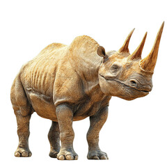 Obraz premium Powerful Rhinoceros, Majestic Wildlife Image