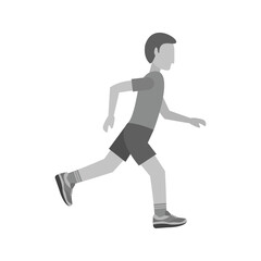 Running Man Illustration
