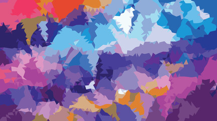 Abstract Geometric Shapes Vibrant Colors vector