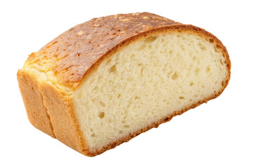 Fresh Slice of Bread Isolated on Transparent Background