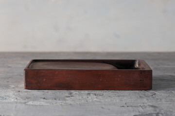 Suzuri Shodou Inkstone Bokujuu Liquid Ink Akama Inkstone &ndash; Traditional Japanese Calligraphy Tool | Handcrafted from Akama Stone