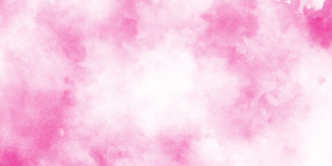 pink watercolor background hand-drawn with cloudy strokes of brushes, light pink abstract watercolor background, Colorful color splashing in the paper for any design, business card and decoration.