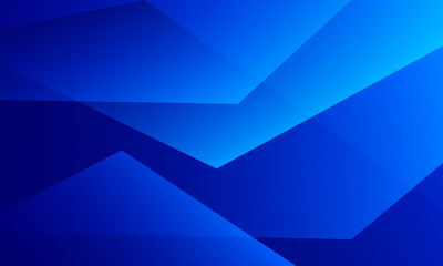 Obraz premium Abstract blue background with triangles. Vector illustration