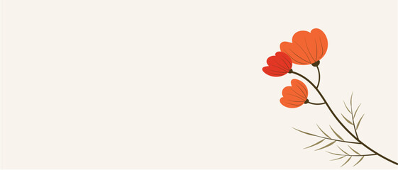 floral background with place for your text