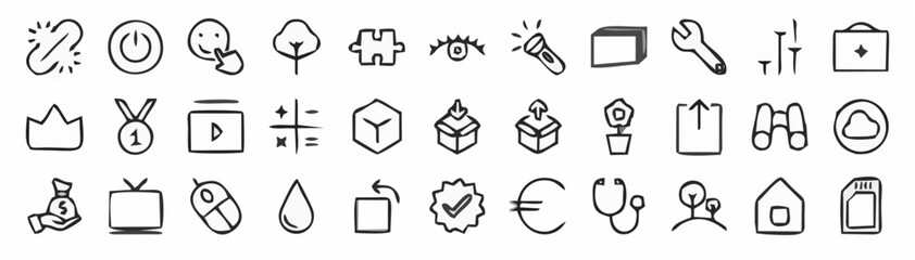 Vector Outline Icons Pack.eps