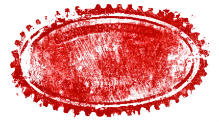 Red grunge stamp mark texture isolated on white