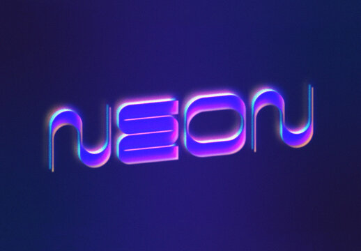 Neon Text Effect