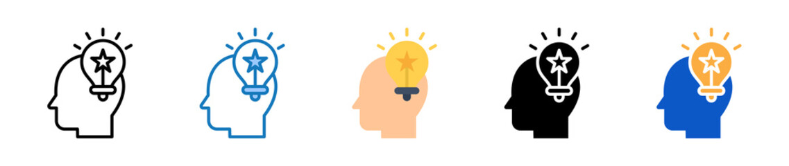 Inspiration multiple style icons set design vector illustration. 