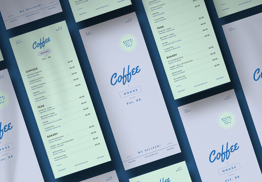 Pastel Menu Flyer