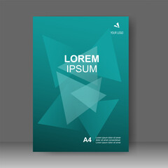 Business cover book modern design. Annual report. Brochure template, catalog. Simple Flyer promotion. magazine. Vector illustration