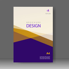 Naklejka premium Business cover book abstract design. Annual report. Brochure template, catalog. Simple Flyer promotion. magazine. Vector illustration