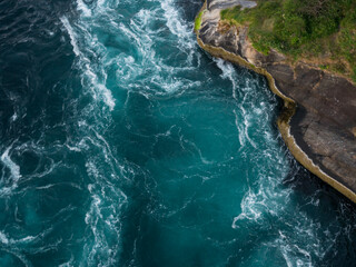 Fototapeta premium Saltstraumen in night