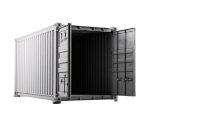 Open Shipping Container Ready for Your Cargo and Logistics