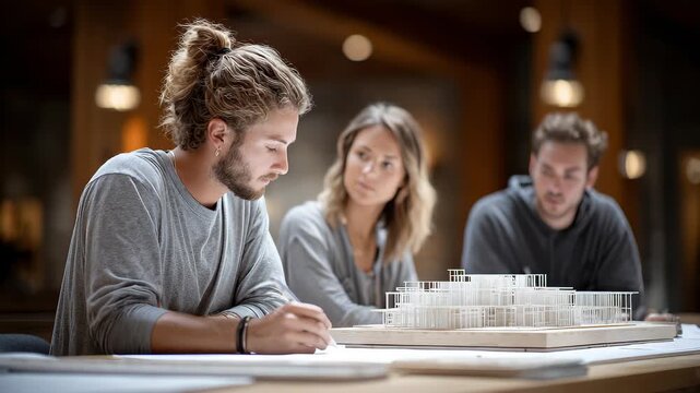 Team Collaboration Design Building Model Scheme