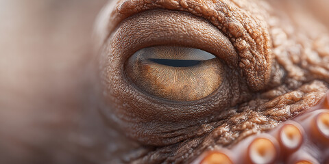 Octopus Horizontal Slit Pupil Eye