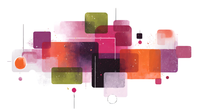 Uneven shapes forming a modern abstract design