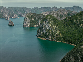 Landscape in Vietnam in Halong Bay. 