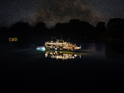 Landscape in Vietnam in Halong Bay. 