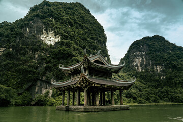 Landscape in Vietnam in Halong Bay. 