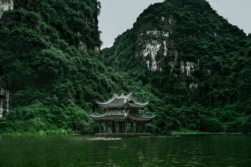 Landscape in Vietnam in Halong Bay. 