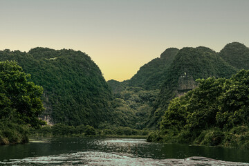 Landscape in Vietnam in Halong Bay. 