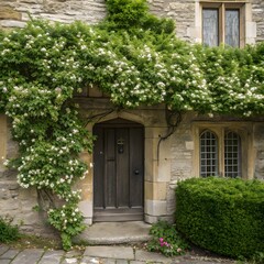 entrance to the house