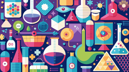 STEM Seamless Background