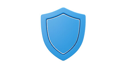 3d protection shield icon